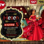 Elena of Avalor Invitation,  Elena of Avalor Invite