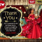 Elena of Avalor Invitation,  Elena of Avalor Invite