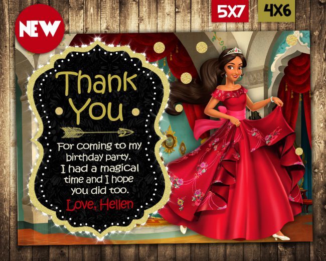 Elena of Avalor Invitation,  Elena of Avalor Invite