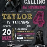 Batman Birthday Cards Handmade, Batman Invite