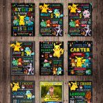 Pokemon Birthday Invitation,  Pokemon Invite