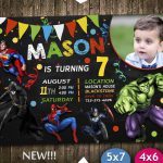 Avengers Birthday Invitations Boys,  Superhero Invitation