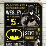 Batman Invitations Printables,  Batman Invite