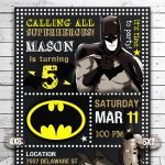 Batman Party Invites,  Batman Invite