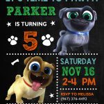 Puppy Dog Pals Invitation, Puppy Dog Pals Invite