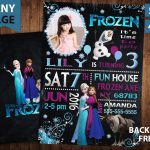 Frozen Invitation With Picture,  Frozen Invite