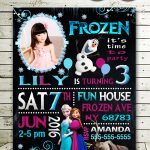 Frozen Invitation With Picture,  Frozen Invite