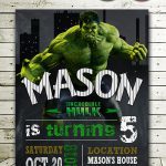 The Incredible Hulk Invitation,  Hulk Invite