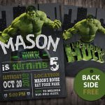 The Incredible Hulk Invitation,  Hulk Invite