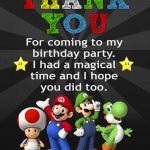 Mario Invitation,  Mario Invite