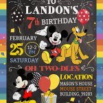 Mickey Mouse Invitations Printables,  Mickey Mouse Invite
