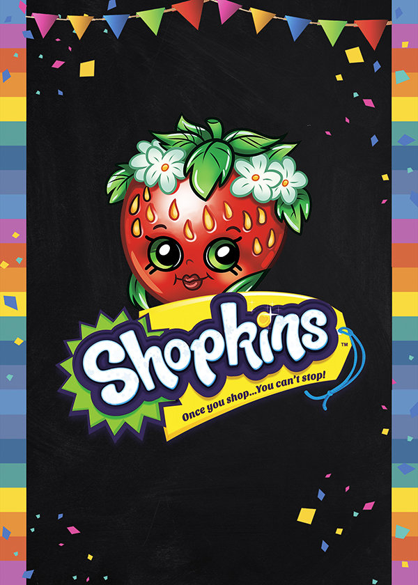 Shopkins Birthday Invitation,  Shopkins Invite