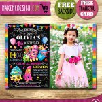 Shopkins Invitation With Picture,  Shopkins Invite