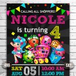 Shopkins Invitation,  Shopkins Invite