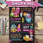 Shopkins Invitation,  Shopkins Invite