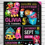 Shopkins Invitation,  Shopkins Invite