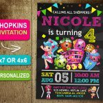 Shopkins Invitation,  Shopkins Invite