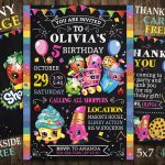 Shopkins Birthday Invitation,  Shopkins Invite