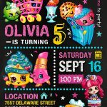 Shopkins Invitation,  Shopkins Invite