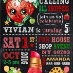 Shopkins Invitation,  Shopkins Invite