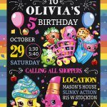 Shopkins Birthday Invitation,  Shopkins Invite