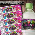 Shopkins Water Bottle Labels, Shopkins Bottle Labels