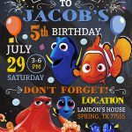 Finding Dory Party Invites,  Finding Nemo Invitation