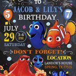 Finding Dory Party Invites,  Finding Nemo Invitation
