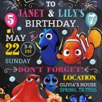 Finding Dory Party Invites,  Finding Nemo Invitation