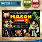 Toy Story Birthday Invitations Diy, Toy Story Invite