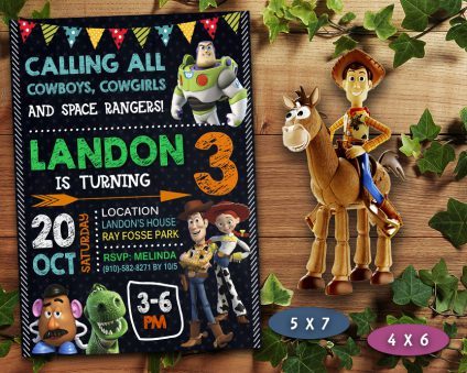 Toy Story Invitation, Toy Story Invite
