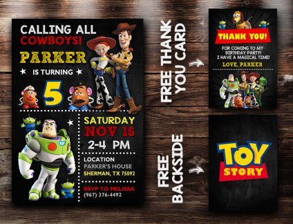 Toy Story Invitations Printables, Toy Story Invite