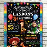 Toy Story Birthday Invitation, Toy Story Invite