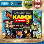 Toy Story Invitation, Toy Story Invite