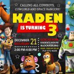 Toy Story Invitation, Toy Story Invite