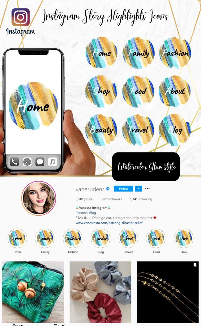 You Edit! Instagram Story Highlight Icons,  Custom Instagram Story Highlight Icons 5x