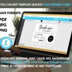 Modern Washing Instructions,  Washing Instructions Card Template