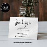 Modern Washing Instructions,  Washing Instructions Card Template