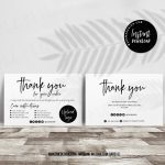 Modern Washing Instructions,  Washing Instructions Card Template