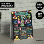 Mario Chalkboard Sign Birthday,  Chalkboard Milestone Poster