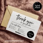 Modern Washing Instructions,  Washing Instructions Card Template