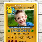 Pokemon Invitation,  Pokemon Party Invites Birthday Invitations