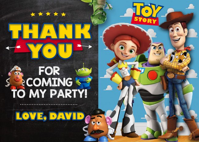 Toy Story Invitation, Toy Story Birthday Party Invite